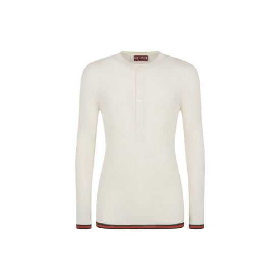 White Silk T-Shirt