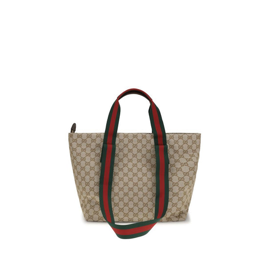 Beige Polyester Shoulder Bag